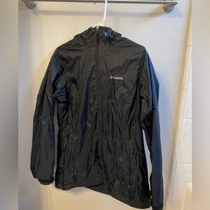 Columbia Black Windbreaker Jacket